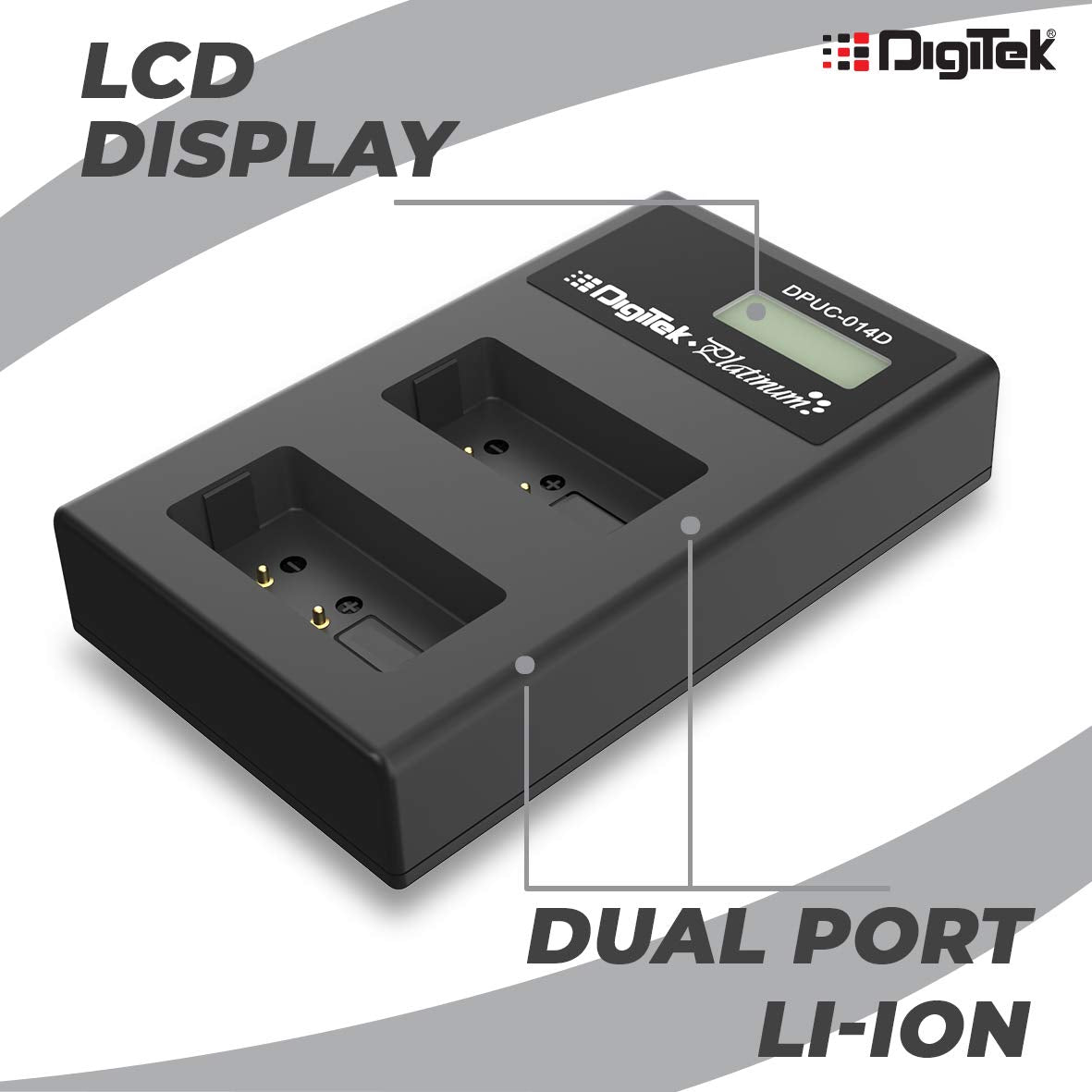 Digitek DPUC 014D (LCD MU) ENEL15 for ENEL15 Platinum Charger