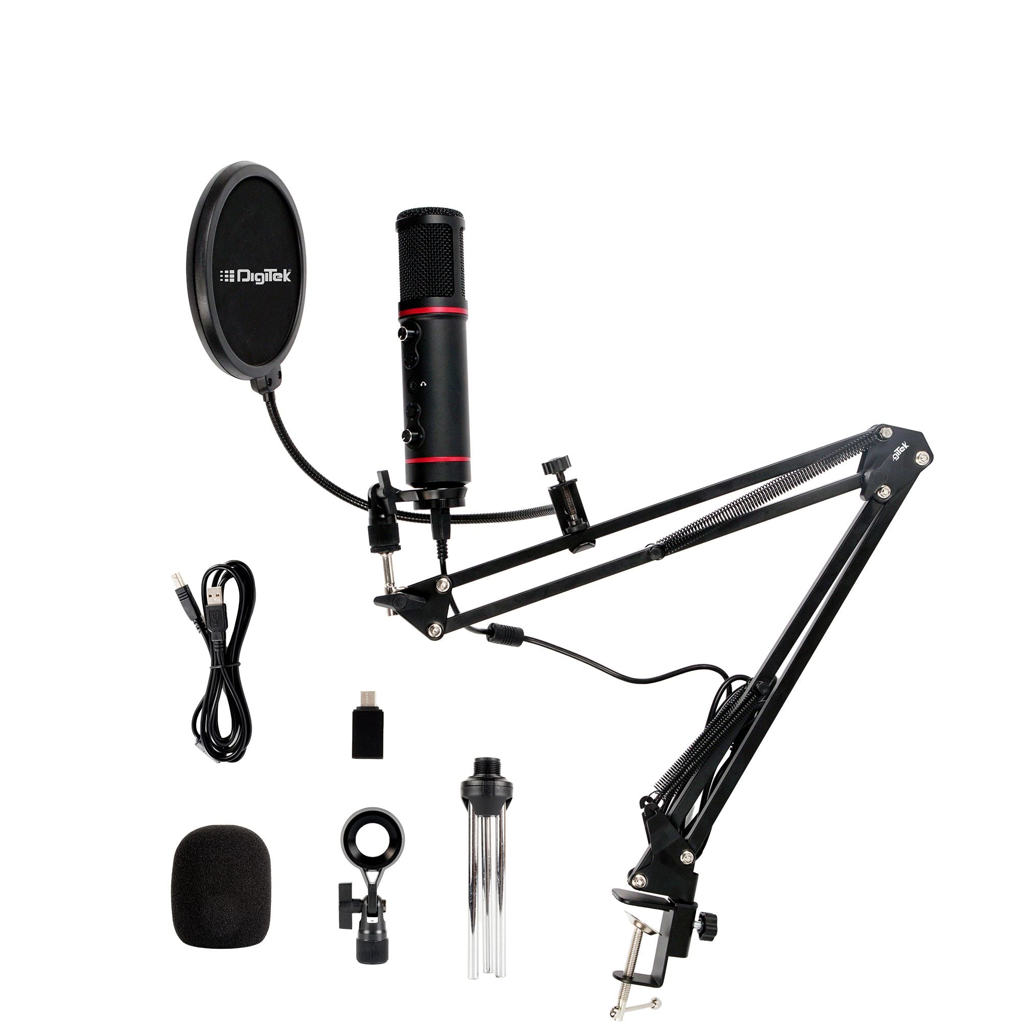Digitek (DM-501) Podcast & Gaming Condenser Microphone Kit