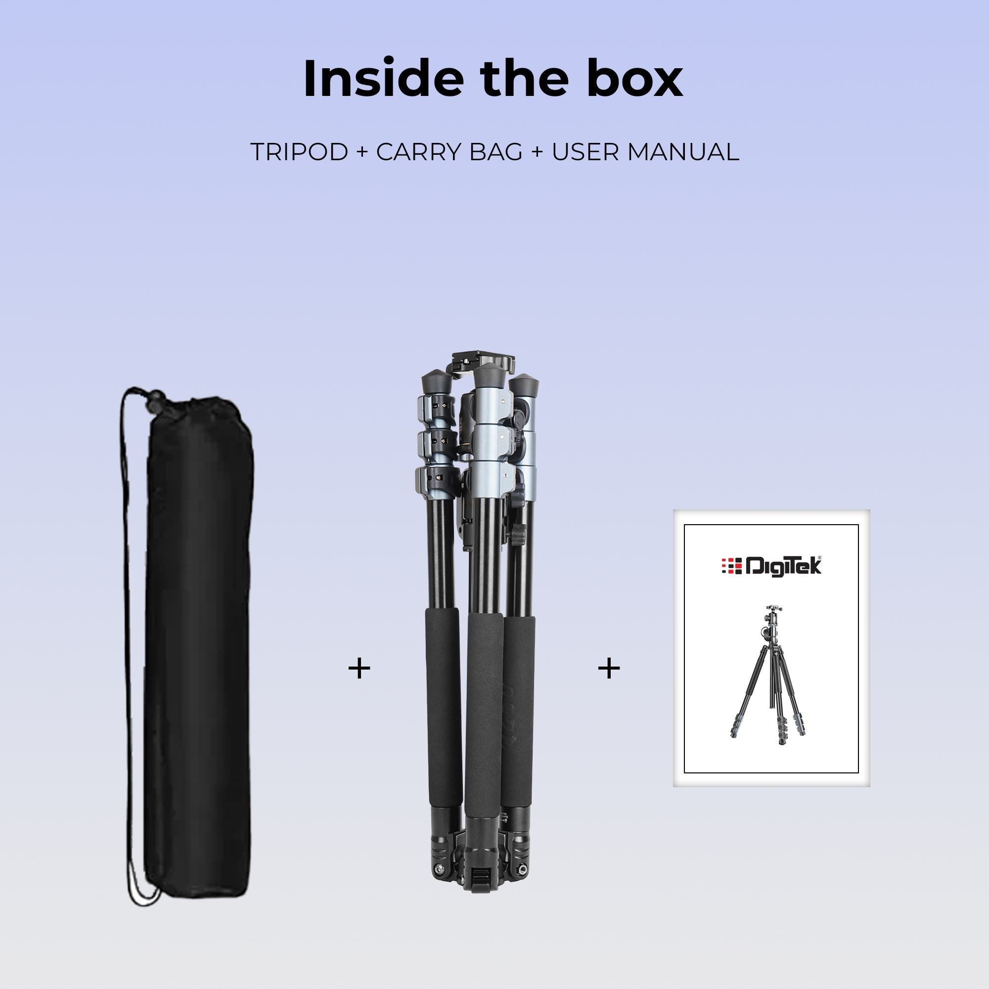 Digitek (DTR 540 BH) Heavy Duty Multi-Angle DV Tripod cum Monopod