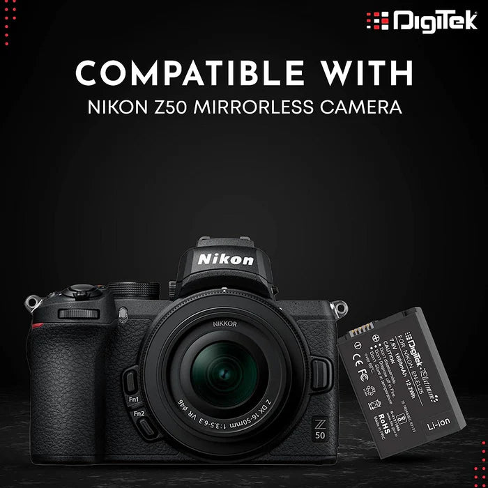 Digitek (Platinum EN-EL25) Li-ion Rechargeable Battery for Nikon Cameras