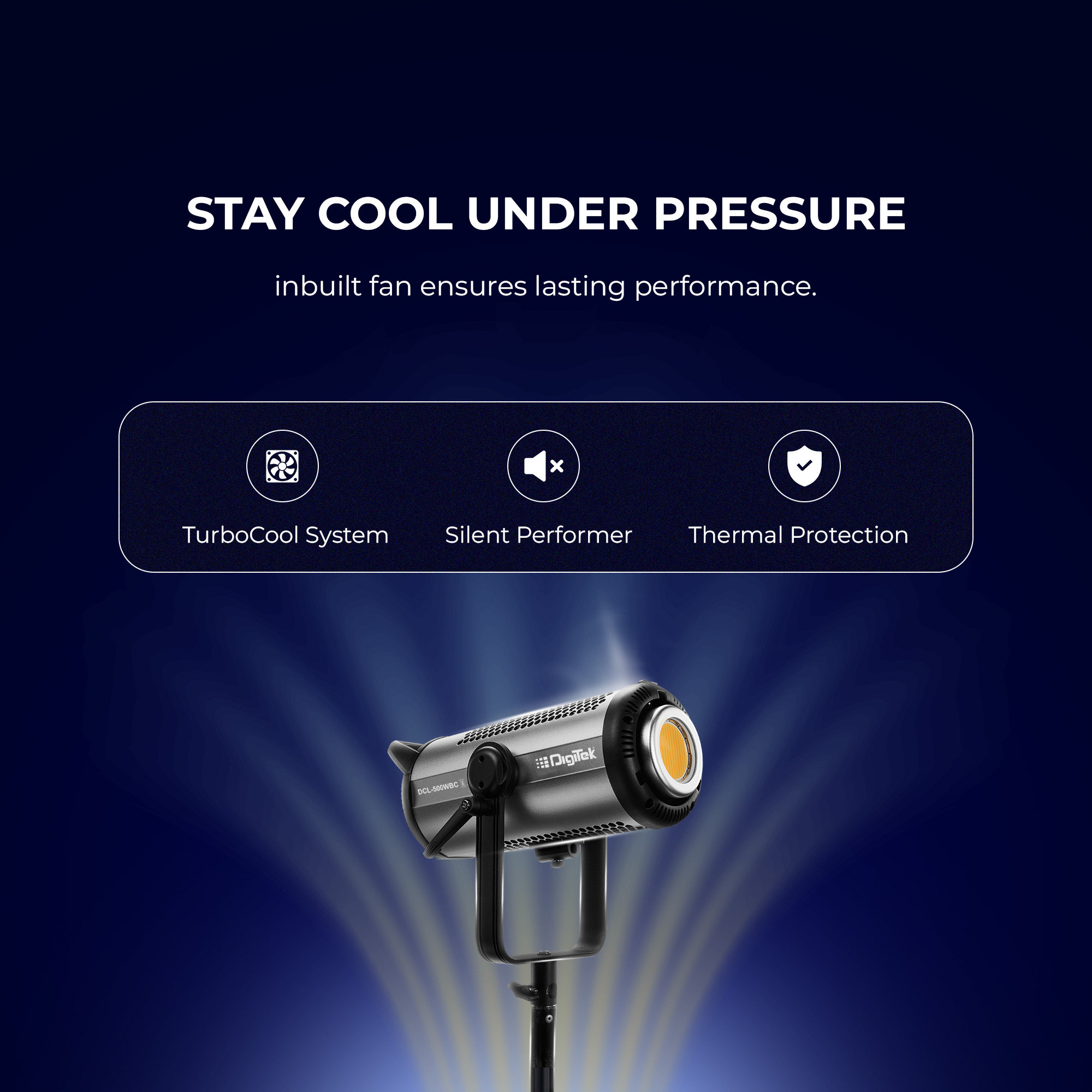 Digitek (DCL-500 WBC Combo) 460W Bi Color Continuous LED Video Light