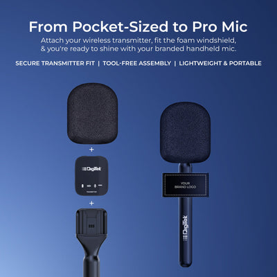 Digitek (DHMA-102) Handheld Interview Mic Adapter