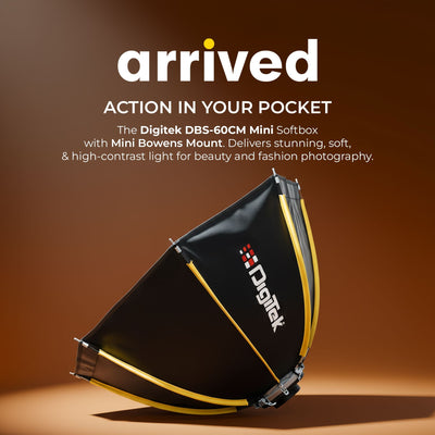Digitek (DSB 60cm Mini) 60cm Softbox with Mini Bowens Mount