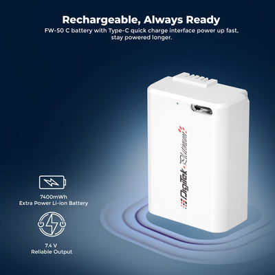 Digitek Platinum (NP-FW50) 2100mAh Li-ion Battery for Sony Cameras